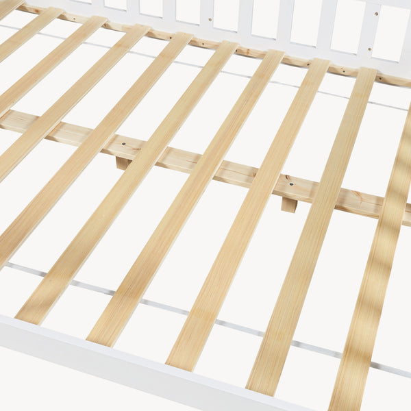 Kinderbed Hesel huisbed met uitvalbeveiliging [en.casa]