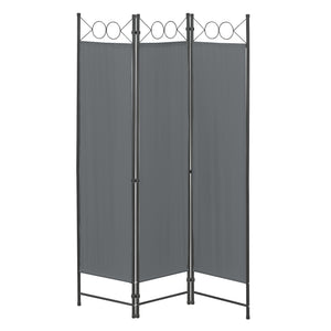 Raumteiler Saragossa 3 - teilig 120x171 cm versch Farben en.casa - premiumXL