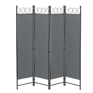 Raumteiler Saragossa 4 - delig 160x171 cm verschillende kleuren en.casa - premiumXL