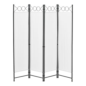 Raumteiler Saragossa 4 - delig 160x171 cm verschillende kleuren en.casa - premiumXL