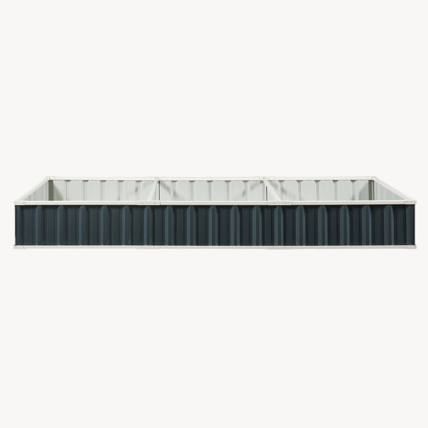 Jardinière surélevée Albrandswaard 258 x 90 x 30 cm anthracite [en.casa]