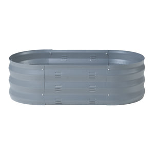 Jardinière surélevée Alfedena acier galvanisé anthracite casa.pro