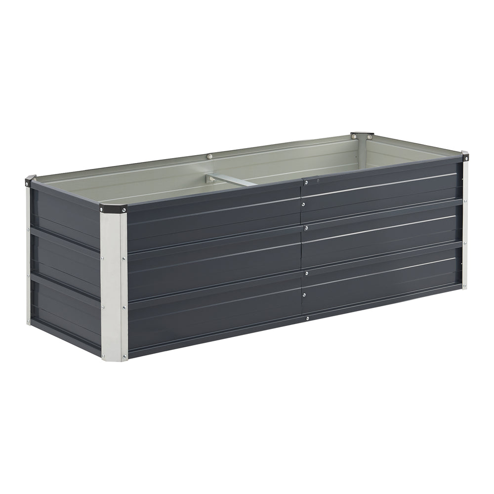 Pflanzbeet Nijmegen met middenstang staal in verschillende maten [en.casa] - premiumXL