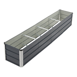 [en.casa] Moestuinbak Nijmegen staal antracietgrijs - 3 varianten