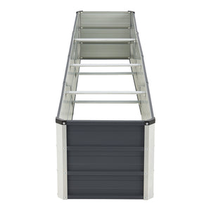 [en.casa] Moestuinbak Nijmegen staal antracietgrijs - 3 varianten