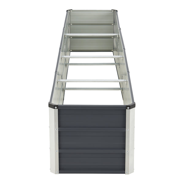 [en.casa] Moestuinbak Nijmegen staal antracietgrijs - 3 varianten