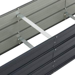 [en.casa] Moestuinbak Nijmegen staal antracietgrijs - 3 varianten