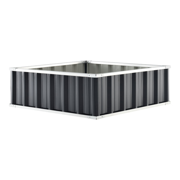Jardinière Zevenaar acier anthracite [en.casa]