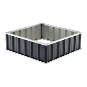 Jardinière Zevenaar acier anthracite [en.casa]