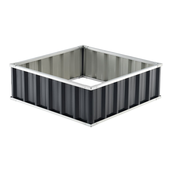 Jardinière Zevenaar acier anthracite [en.casa]