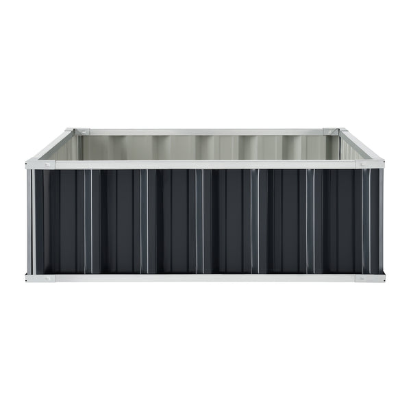 Jardinière Zevenaar acier anthracite [en.casa]