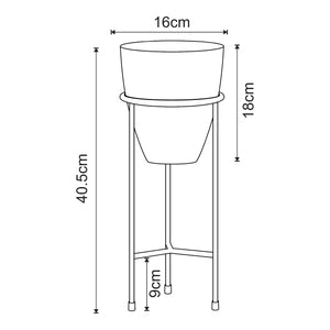 Plantenstandaard Asten 40,5x16 cm [en.casa]
