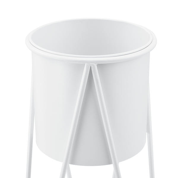 Set de 2 Supports de Plante Cache-pot Pot de Fleur Bac à Fleurs Vase Pieds Épingles à Cheveux Métal Tailles Différentes [en.casa] 