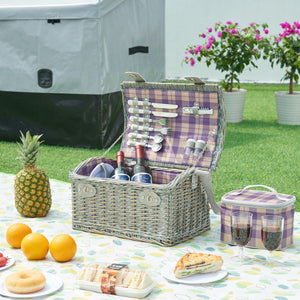 Picknickmand Folldal voor 2 personen 40x28x25 cm [casa.pro] - premiumXL