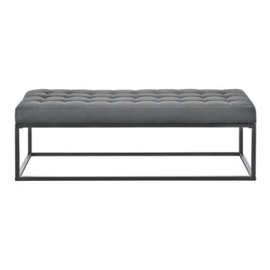 [pro.tec] Halbank bankje stof 120x40x38 cm - 2 varianten