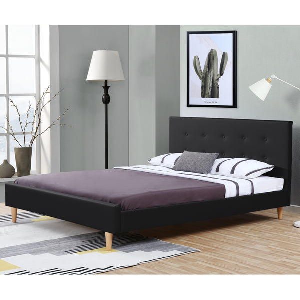 Tweepersoonsbed Estoril met bedbodem - verschillende maten en kleuren