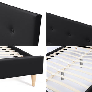 Tweepersoonsbed Estoril met bedbodem - verschillende maten en kleuren