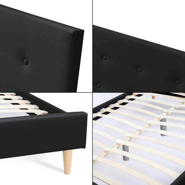 Tweepersoonsbed Estoril met bedbodem - verschillende maten en kleuren