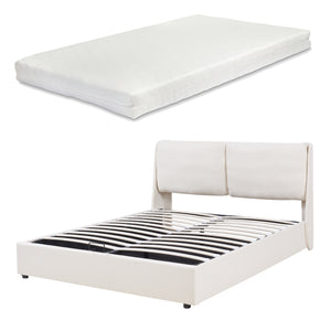 Tweepersoonsbed Lunner met matras [en.casa] [neu.haus]