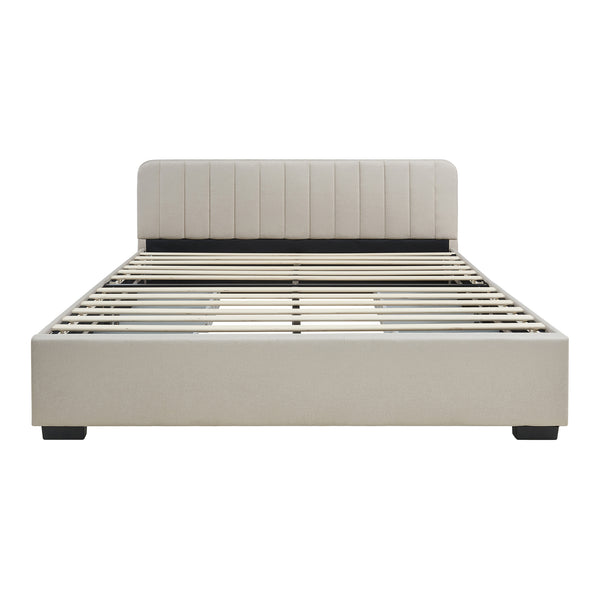 Bed Nofrenna bedframe met bedbodem en 4 bedlades [en.casa] 