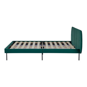 Lit capitonné Porvoo [en.casa]