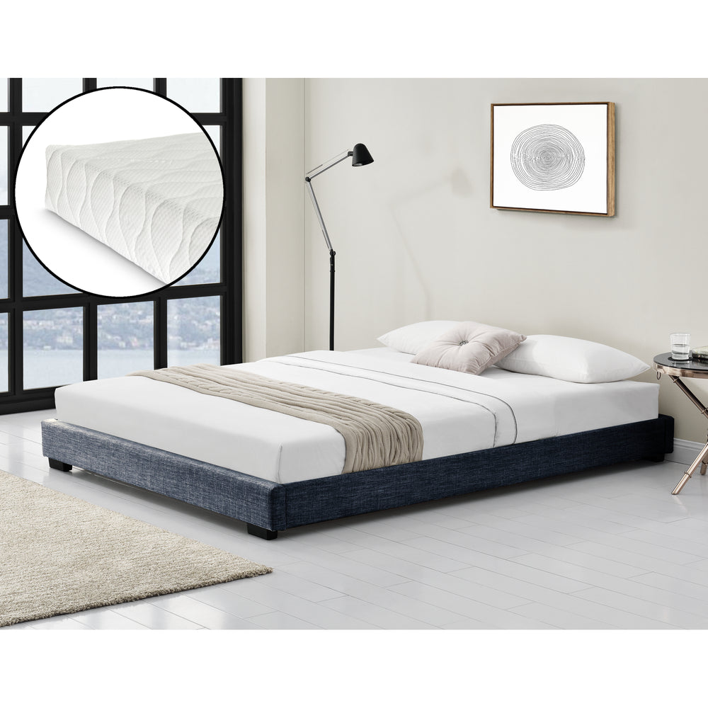 Polsterbett Solingen kunstleer met koudschuimmatras 90x200 cm Corium - premiumXL