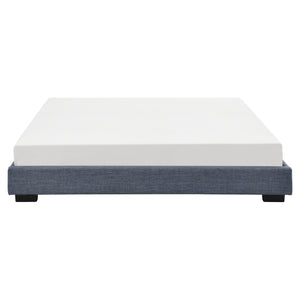 Lit Moderne Rembourré avec Similicuir avec Matelas Corium 