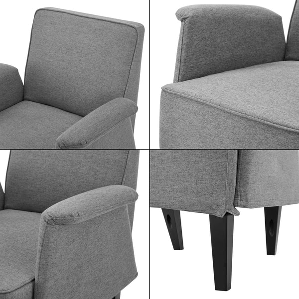 Fauteuil de salon Diespeck 82 x 78,5 x 77 cm [en.casa]