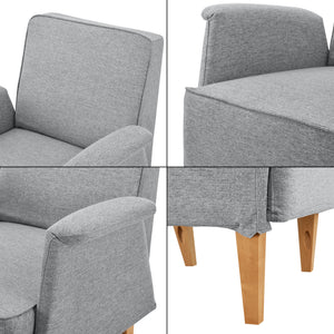 Fauteuil de salon Diespeck 82 x 78,5 x 77 cm [en.casa]