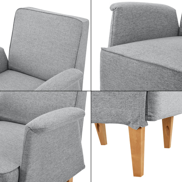 Fauteuil de salon Diespeck 82 x 78,5 x 77 cm [en.casa]