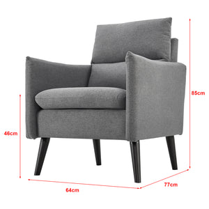 Fauteuil de salon Eitting 85 x 64 x 77 cm [en.casa]