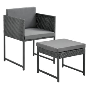 Salon de Jardin pour 8 Personnes Tarragona avec Coussins plusieurs couleurs [en.casa]