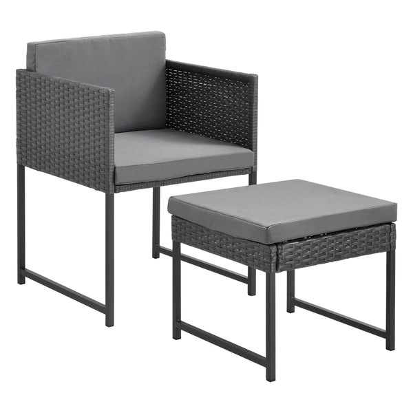 Salon de Jardin pour 8 Personnes Tarragona avec Coussins plusieurs couleurs [en.casa]