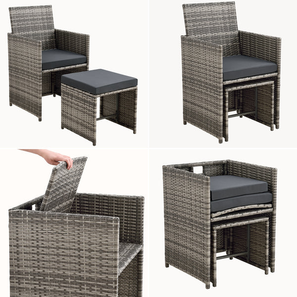 Tuinset 11-delig Laredo loungeset - 3 varianten