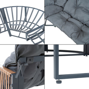 Loungeset Karg tuinset met kussens casa.pro