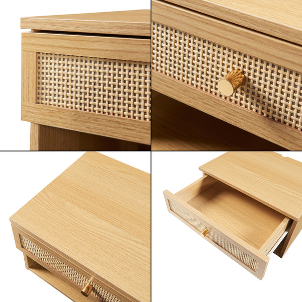 Wandrek Eiker met lade 40x31,5x23 cm [en.casa]