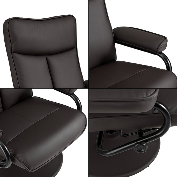 Relaxfauteuil Lohja verstelbaar met voetenbank 108x79x77 cm - 5 varianten