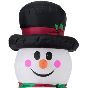 Saint Nicolas / Bonhomme de neige géant gonflable à LED [en.casa]