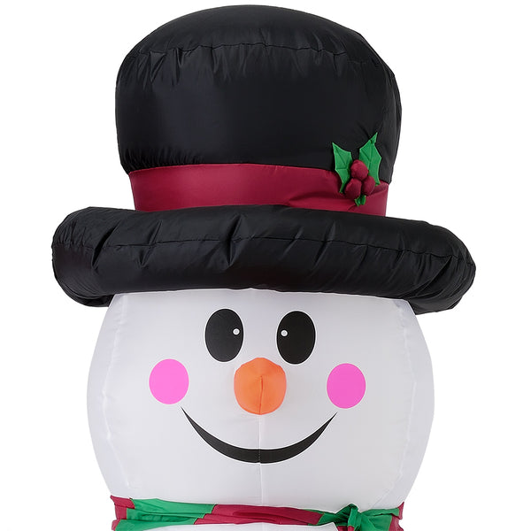 Saint Nicolas / Bonhomme de neige géant gonflable à LED [en.casa]