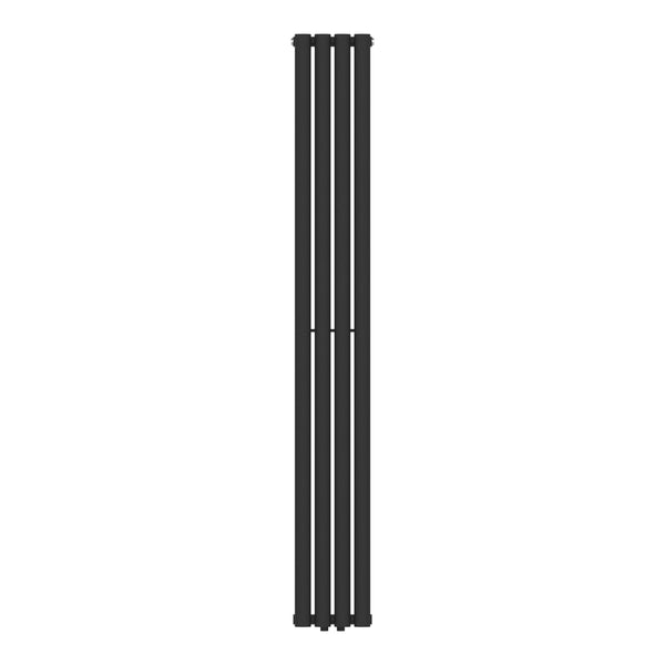 [neu.haus] Designradiator Nore 180x24x5,6 cm zwart