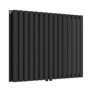 Radiateur à panneaux double Nore 1180 W acier 60 x 90 cm noir [neu.haus]