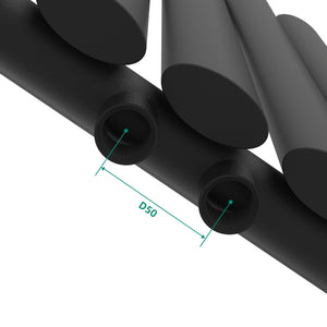 [neu.haus] Designradiator Nore 60x90x5,6 cm zwart