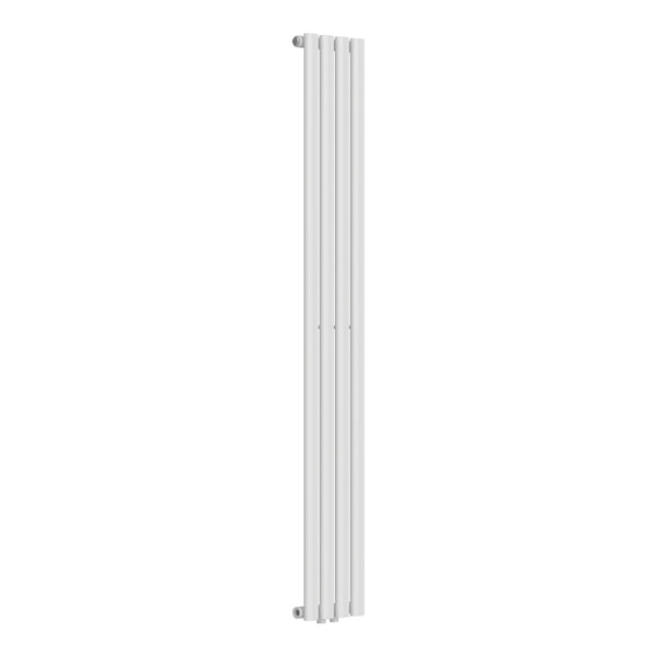 Radiateur à panneau plat Nore 438 W acier 160 x 24 cm blanc [neu.haus]
