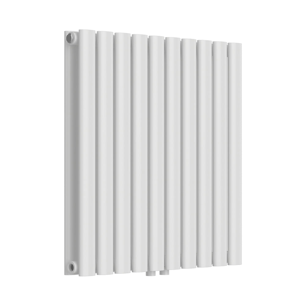 Radiateur à panneaux double Nore 800 W acier 60 x 60 cm blanc [neu.haus]