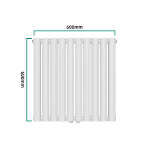 [neu.haus] Designradiator Nore 60x60x7,8 cm wit