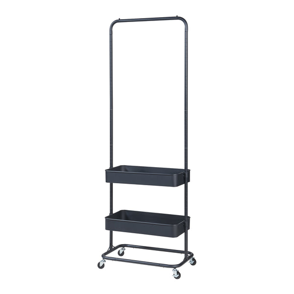 Kledingrek Kumad kapstok op wielen 174,5x58x36 cm [en.casa]