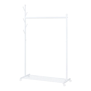 Kledingrek Snåsa kapstok op wielen 170x105x43 cm [en.casa]