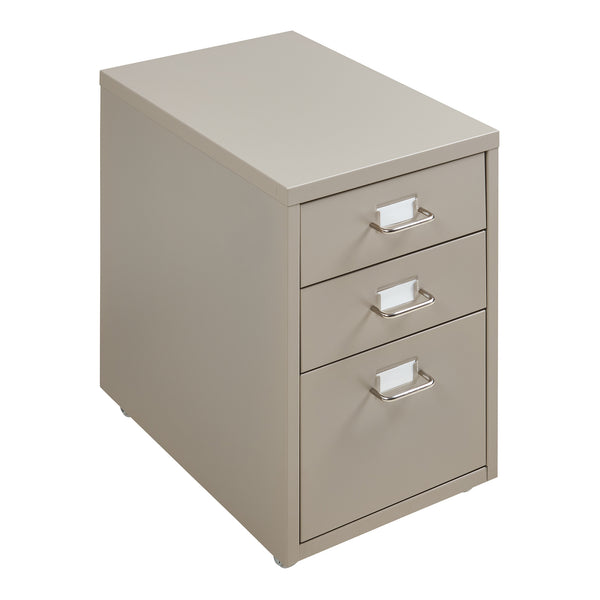 Caisson de bureau à roulettes Kökar acier 48 x 28 x 41 cm [en.casa]