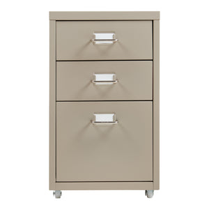Caisson de bureau à roulettes Kökar acier 48 x 28 x 41 cm [en.casa]