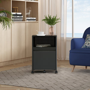 Caisson de bureau à roulettes Velvevn acier 54 x 40 x 36 cm [en.casa]